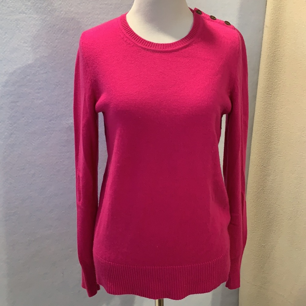 GAP Pink Long Sleeve Knit Sweater